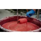 Lampa suspendată din ceramică retro galbenă sau verde, fabricată în Italia - Ferroluce Lariat Viadurini