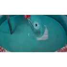 Lampa suspendată din ceramică retro galbenă sau verde, fabricată în Italia - Ferroluce Lariat Viadurini