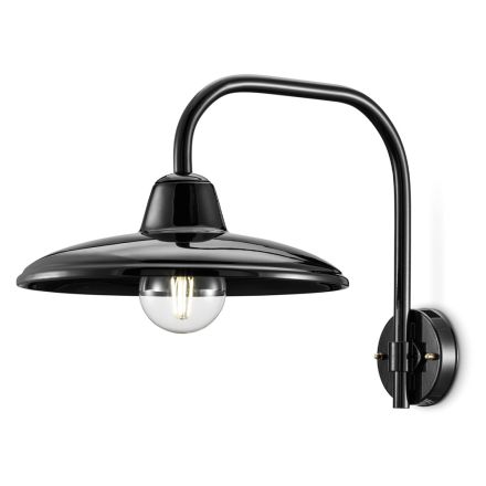 Lampa suspendata Ceramica Neagra si Fier Design Industrial Vintage - Bew Viadurini