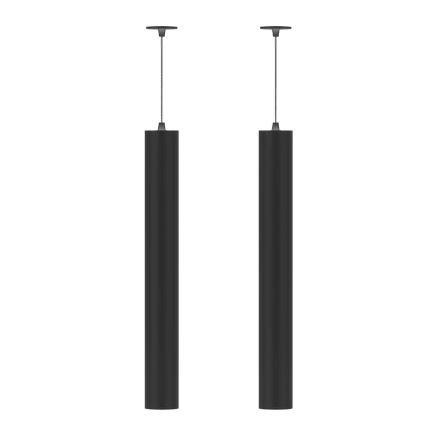 Lampa Suspendata Incastrat din Aluminiu Alb sau Negru, 2 Piese - Rebolla Viadurini