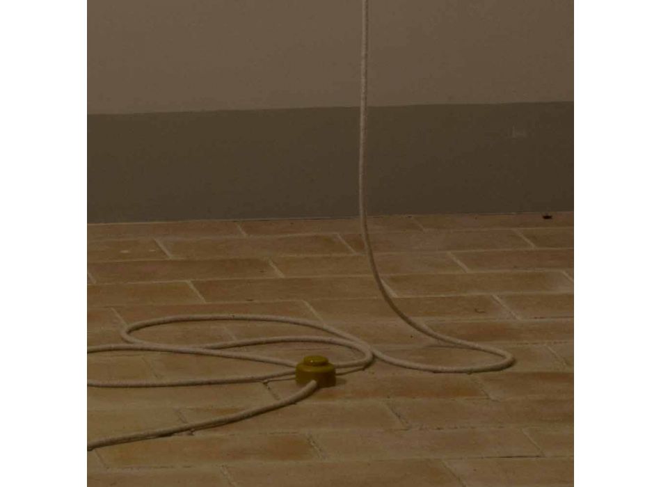 Lampă suspendată / etajată din alamă și lână fabricată în Italia Evita Viadurini