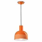Lampa suspendată în stil retro din ceramică Made in Italy - Ferroluce Caxixi Viadurini