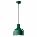 Lampa suspendată în stil retro din ceramică Made in Italy - Ferroluce Caxixi Viadurini