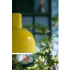 Lampa suspendată în stil retro din ceramică Made in Italy - Ferroluce Caxixi Viadurini