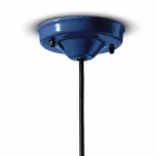 Lampa suspendată în stil retro din ceramică Made in Italy - Ferroluce Caxixi Viadurini