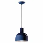 Lampa suspendată în stil retro din ceramică Made in Italy - Ferroluce Caxixi Viadurini