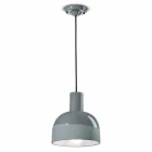 Lampa suspendată în stil retro din ceramică Made in Italy - Ferroluce Caxixi Viadurini