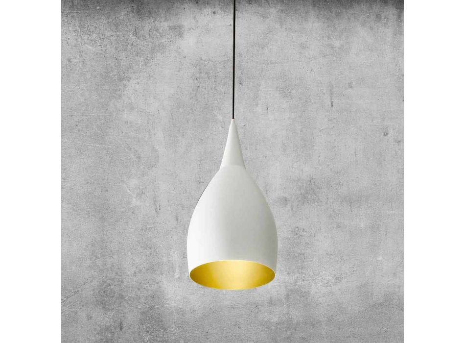 Lampa suspendată modernă din aluminiu, fabricată în Italia - Cappadocia Aldo Bernardi Viadurini