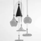 Lampa suspendată în ceramică de design - Lustrini L2 Aldo Bernardi Viadurini