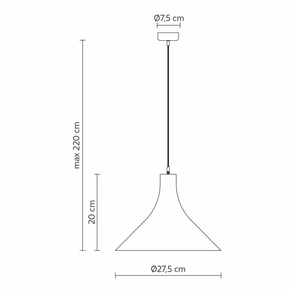 Lampă suspendată din gresie antracit și design modern interior alb - Edmondo Viadurini