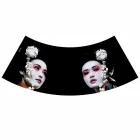 Lampă suspendată din in de antracit cu design intern tipărit 2 dimensiuni - Bramosia Viadurini