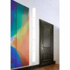 Lampă suspendată din polietilenă albă și metal Fabricat în Italia - Asturia Viadurini