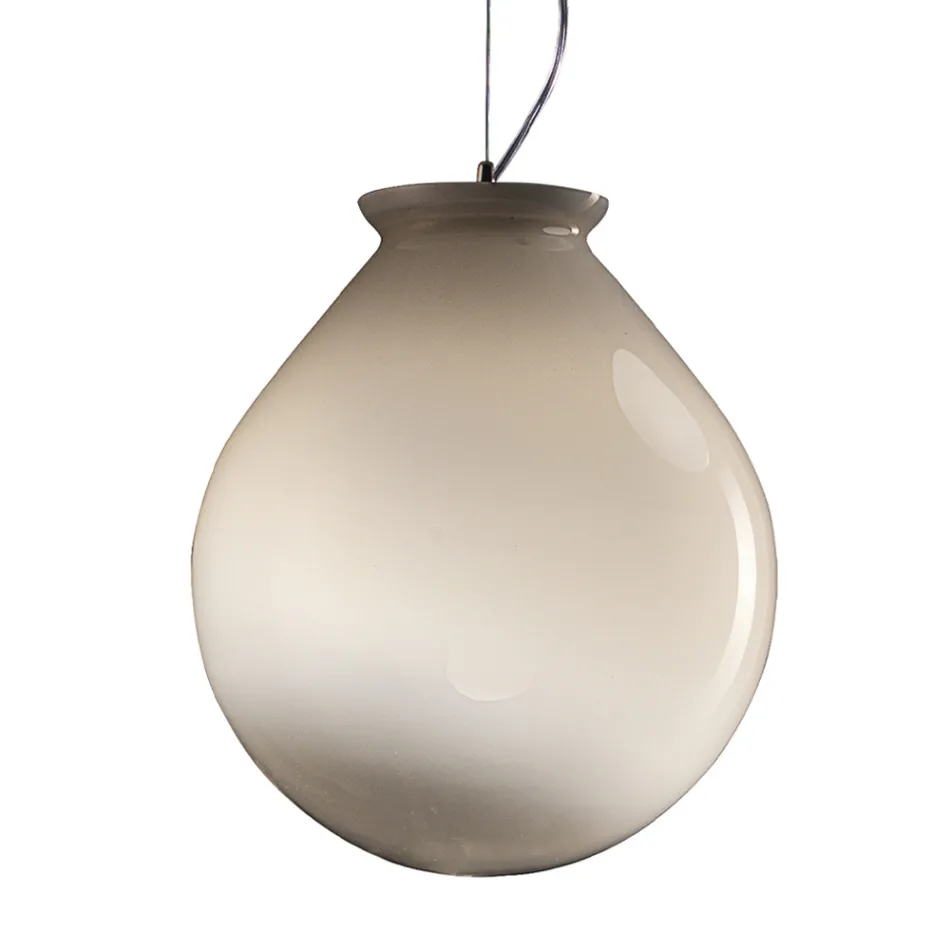 Lampă suspendată din sticlă venețiană suflată manual - Balon Viadurini