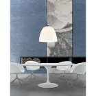 Lampa suspendata din sticla venetiana suflata manual - Flora Viadurini