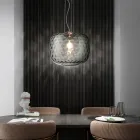 Lampă de suspendare din sticlă suflată venețiană realizată manual - Cloe Balloton Viadurini