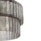 Lampă suspendată modernă din sticlă de lux lucrată manual Made in Italy - Valadier Viadurini