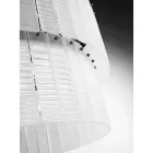 Lampă suspendată modernă din sticlă de lux lucrată manual Made in Italy - Valadier Viadurini