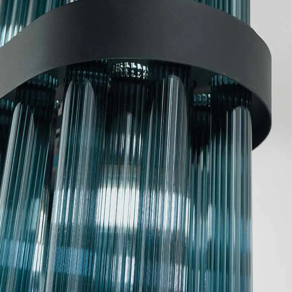 Lampă suspendată modernă din sticlă suflată de lux Made in Italy - Maesta Viadurini