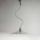 Lampa suspendată vintage din aluminiu Fabricată în Italia - Sassmaòr Viadurini