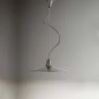 Lampa suspendată vintage din aluminiu Fabricată în Italia - Sassmaòr Viadurini