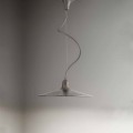 Lampa suspendată vintage din aluminiu Fabricată în Italia - Sassmaòr
