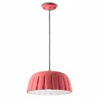 Lampa suspendată din ceramică vintage fabricată în Italia - Ferroluce Madame Grès Viadurini