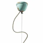 lampă stil retro artizanale suspensie Ferroluce Viadurini