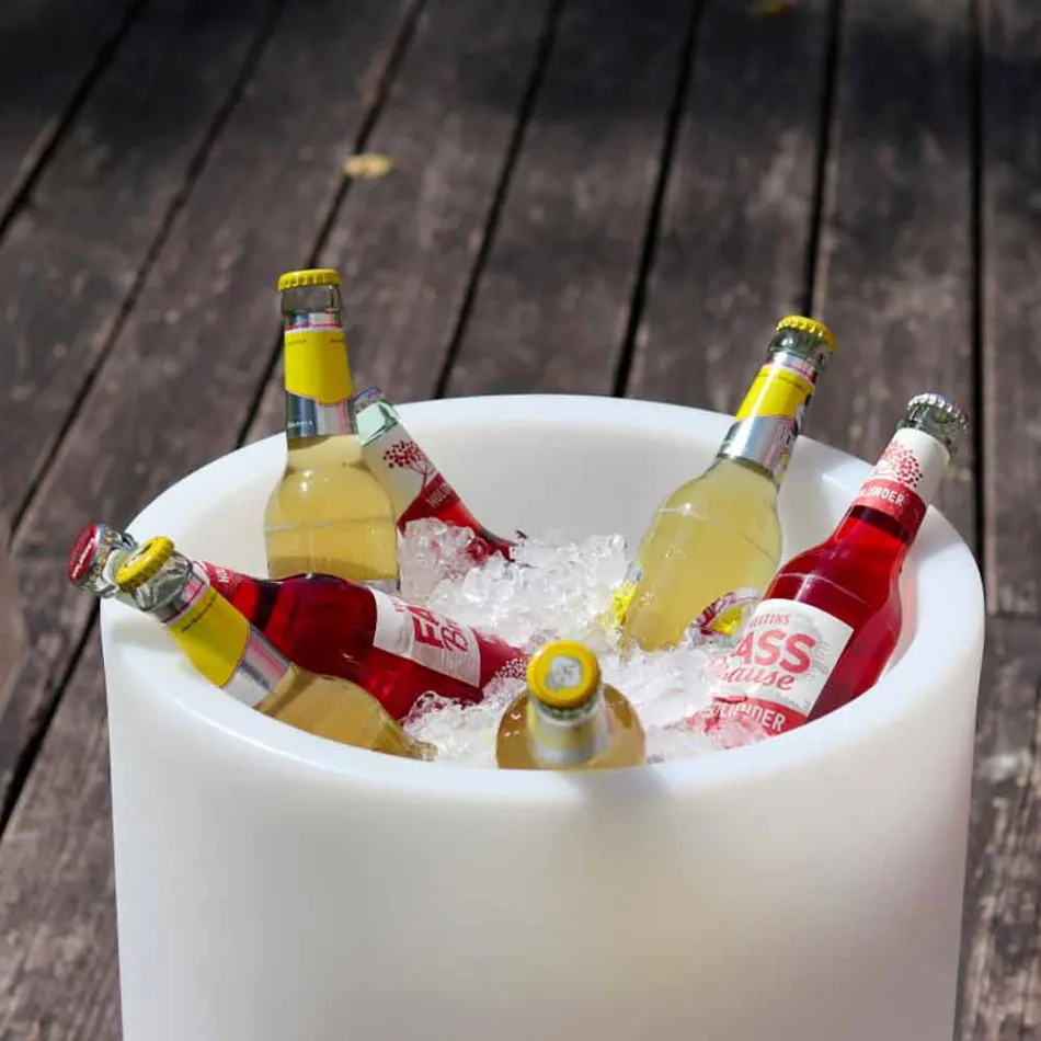 Lampă de masă pentru design exterior sau interior cu Led, Solar sau E27 - Tamburostar Viadurini