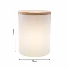 Lampă de masă pentru design exterior sau interior cu Led, Solar sau E27 - Tamburostar Viadurini