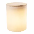 Lampă de masă pentru design exterior sau interior cu Led, Solar sau E27 - Tamburostar Viadurini