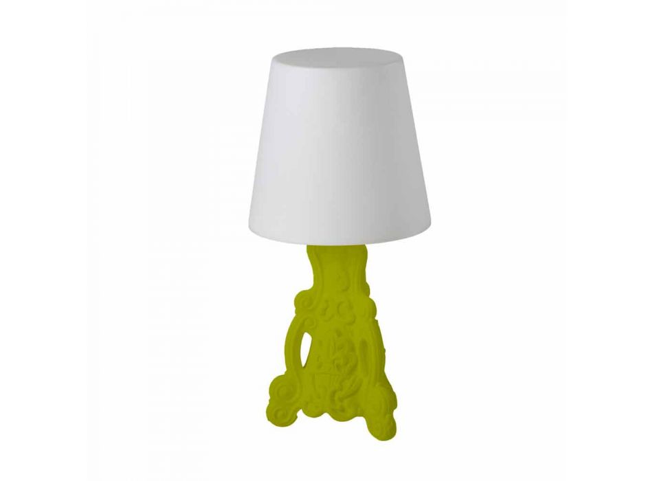 Lampă de masă colorată Slide Lady of Love design modern realizat în Italia Viadurini
