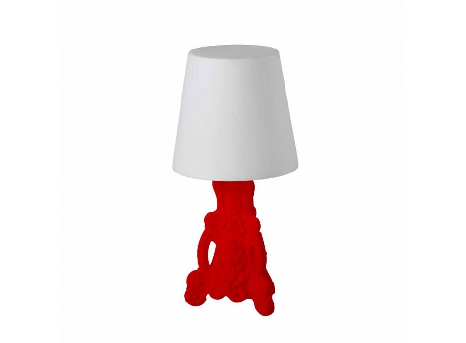 Lampă de masă colorată Slide Lady of Love design modern realizat în Italia Viadurini