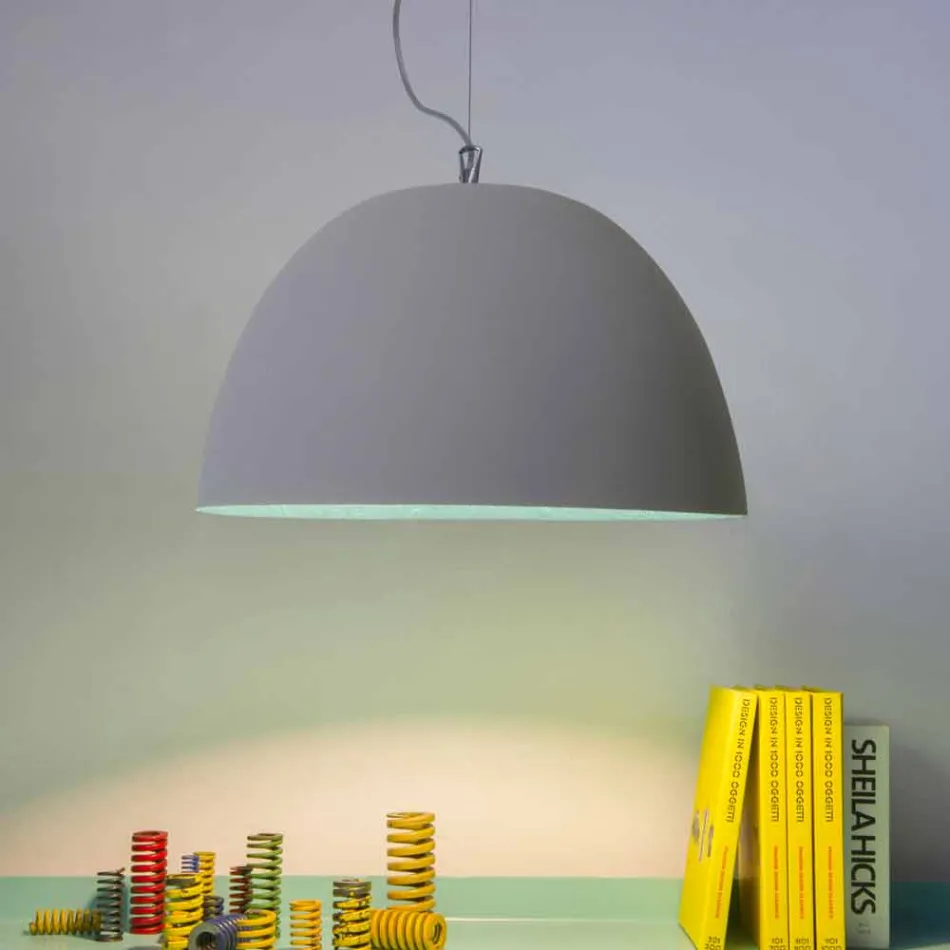 Lampa de suspensie pictata In-es.artdesign H2o Ciment modern Viadurini