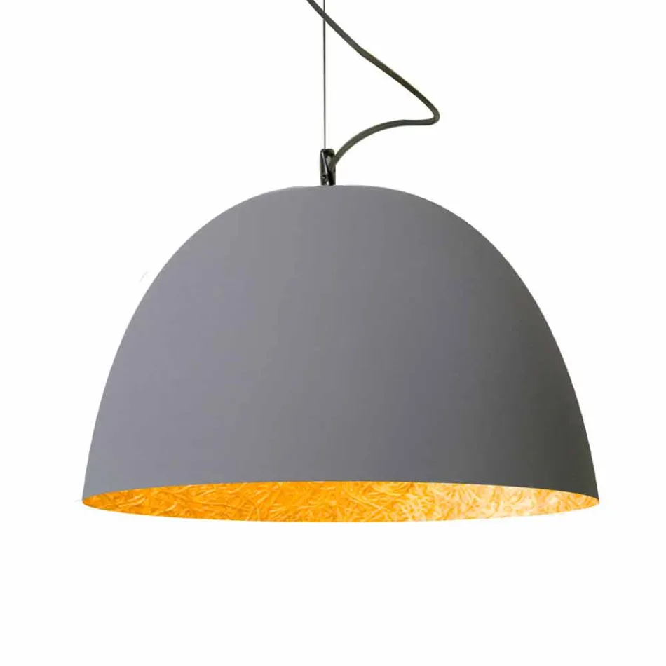 Lampa de suspensie pictata In-es.artdesign H2o Ciment modern Viadurini