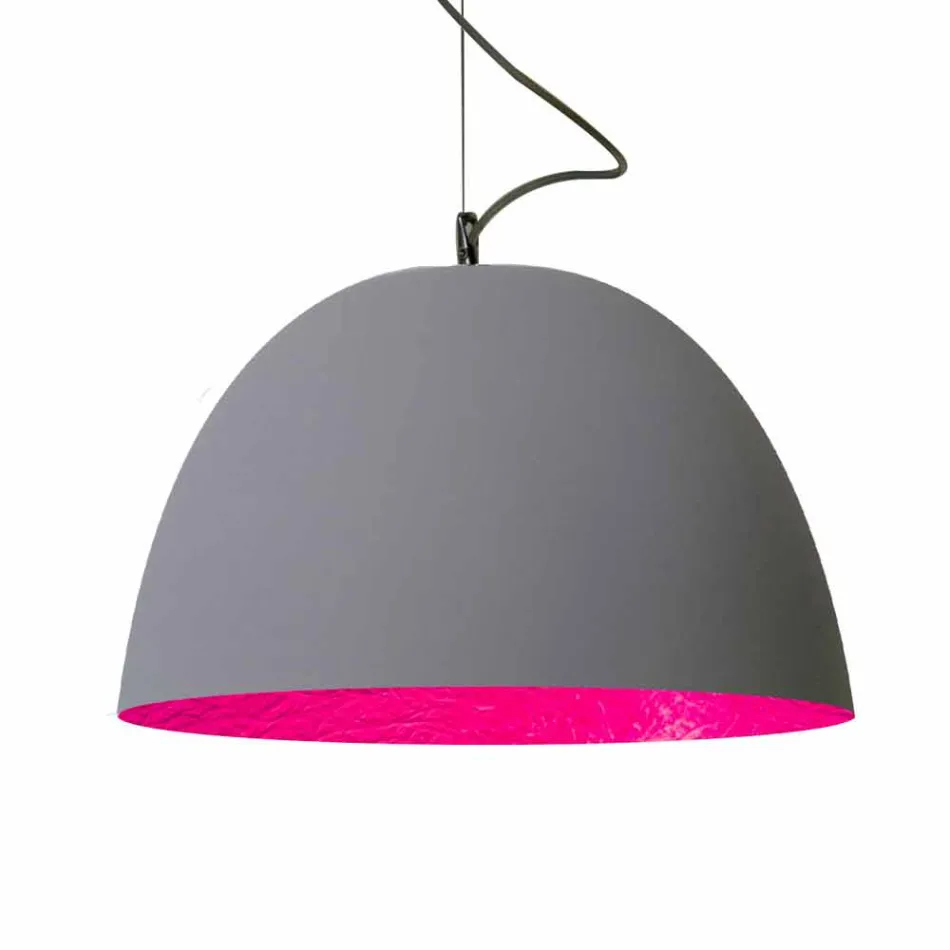Lampa de suspensie pictata In-es.artdesign H2o Ciment modern Viadurini