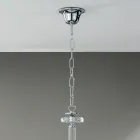 Candelabru 8 Lumini Sticla Italiana Clasic Artizanat Teal - Similo Viadurini