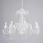 Candelabru Shabby Chic cu 5 lumini pentru o atmosferă romantică – Perla Viadurini