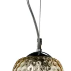 Candelabru din sticlă suflată manual cu două sau trei lumini, fabricat în Italia - Sibilla Viadurini