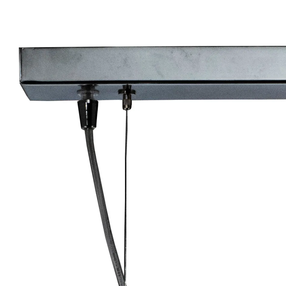 Candelabru din sticlă suflată manual cu două sau trei lumini, fabricat în Italia - Sibilla Viadurini