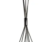Candelabru Althea cu șapte lumini din sticlă lustruită sau satinată, fabricat în Italia Viadurini