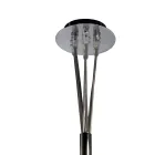 Candelabru Althea cu șapte lumini din sticlă lustruită sau satinată, fabricat în Italia Viadurini
