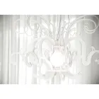 Candelabru suspendat în plexiglas alb sau negru reciclabil - Sancho Viadurini