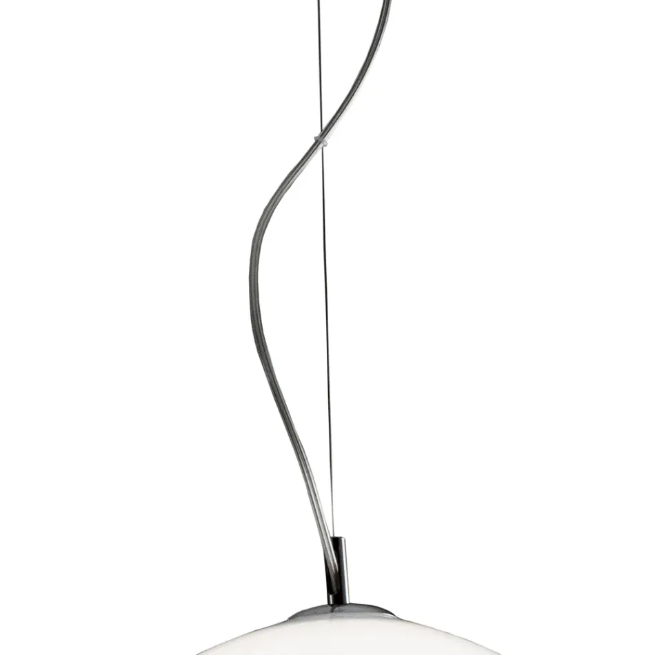 Candelabru mare cu trei lumini, excentric, din sticlă suflată, fabricat în Italia - Elisia Viadurini