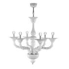 Candelabru din sticlă suflată venețiană realizat manual în stil clasic - Vanity Viadurini