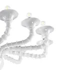 Candelabru din sticlă suflată venețiană realizat manual în stil clasic - Vanity Viadurini