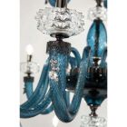 Candelabru clasic 30 de lumini din sticlă italiană de lux lucrată manual - salin Viadurini