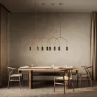 Candelabru cu 2 Lumini in diferite finisaje Made in Italy - Lady Viadurini