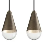 Candelabru cu 5 Lumini din Fier si Sticla Made in Italy - Innorat Viadurini