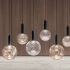 Candelabru din sticlă suflată cu 6 lumini cu decor cu balon - Zână Viadurini