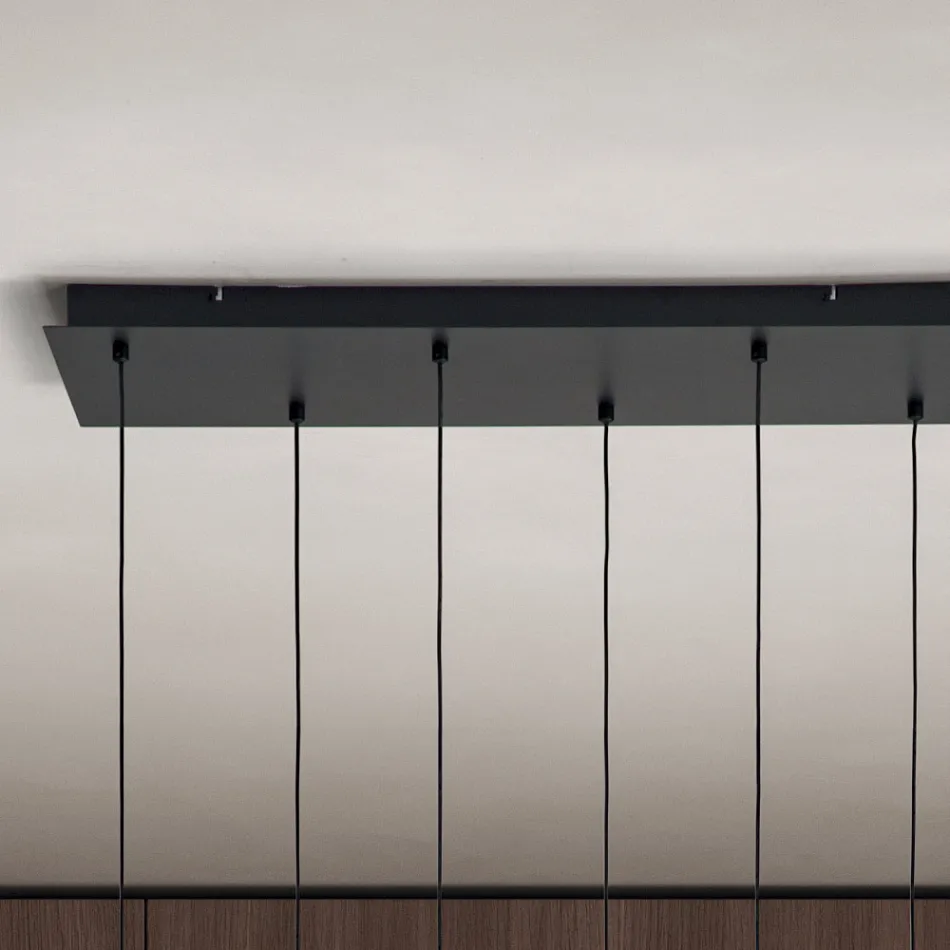 Candelabru din sticlă suflată cu 6 lumini cu decor cu balon - Zână Viadurini